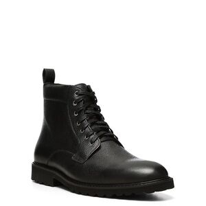 Donald Pliner James Pebbled Leather Lace-Up Boots Size 9 Men’s Designer Ankle